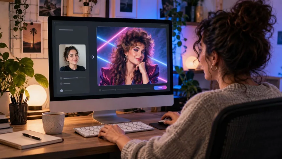 Cómo usar ChatGPT para recrear el trend de los 80 en tus fotos